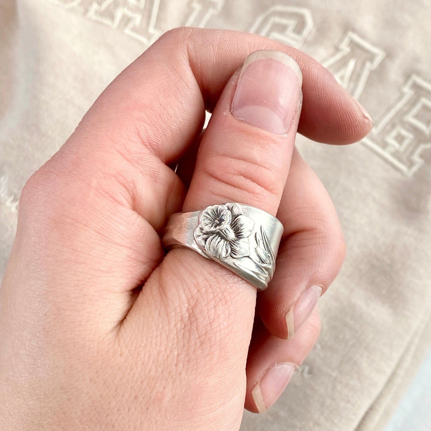 Daffodil 1950, Custom Size, RARE Spoon Ring, Vintage Spoon Ring Rings callistafaye