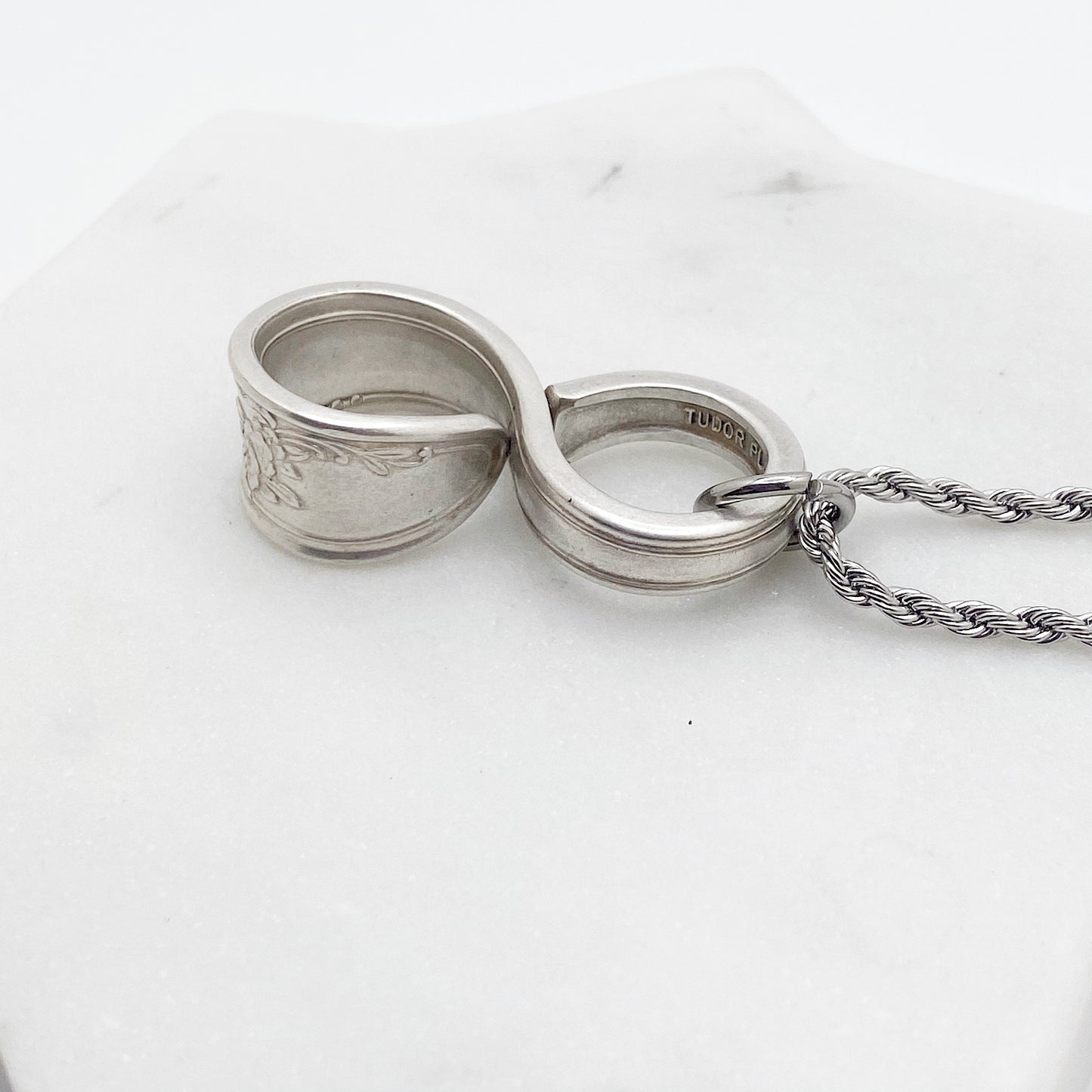 Queen Bess II 1946, Floating Infinity, Vintage Spoon Jewelry Infinity callistafaye