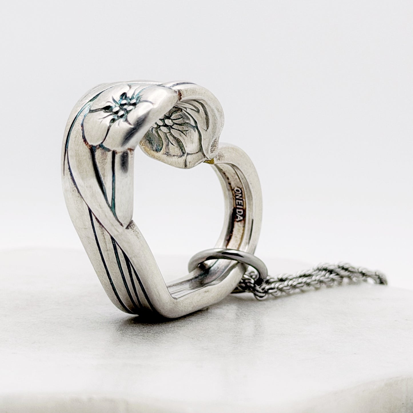 Trillia 1993, RARE Floating Heart, Vintage Spoon Jewelry Hearts callistafaye