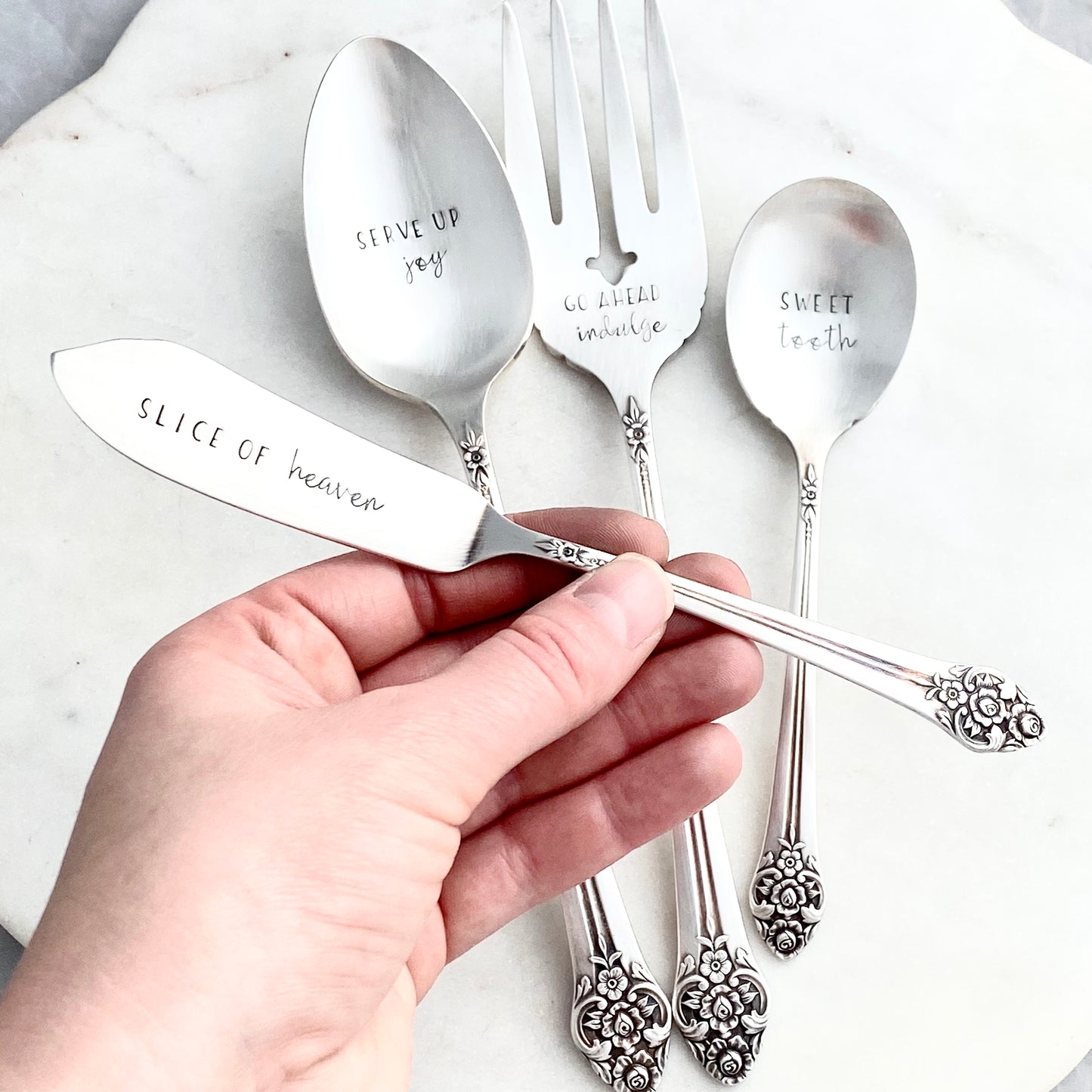 Plantation (Roses) 1948, Serving Set, Hand Stamped Vintage Serving Sets & Pieces Serving Set callistafaye