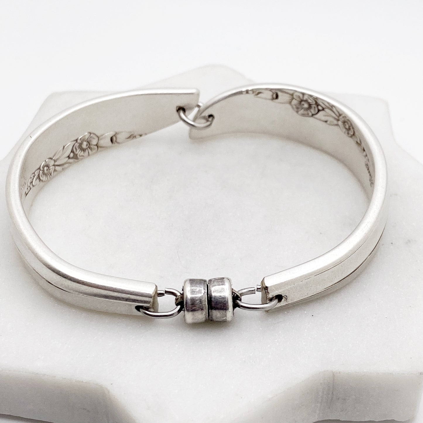 Lilac Time 1957, Two-Part Spoon Bracelet, Vintage Spoon Handle, Vintage Spoon Bracelet Bracelets callistafaye