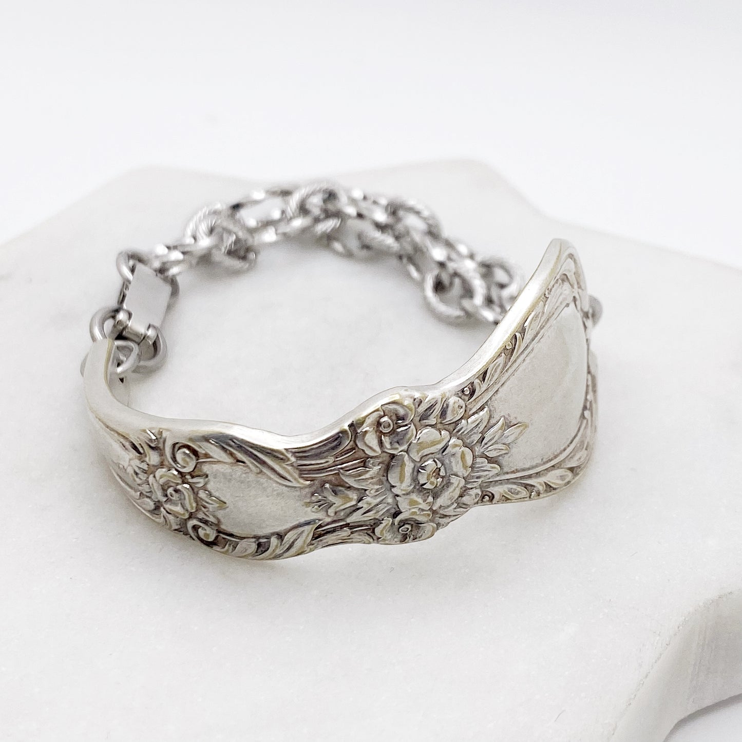 Heritage 1953, Half Chain Bracelet, Vintage Spoon Handle, Antique Spoon Bracelet Bracelets callistafaye