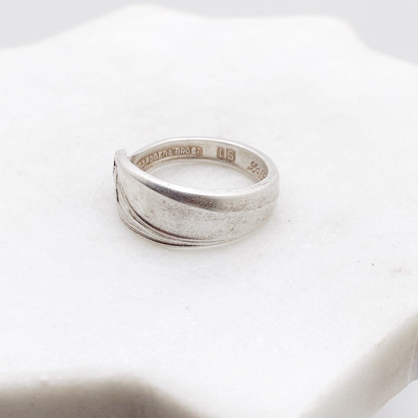 Tiny Daffodil 1950, Custom Size, RARE Demi Spoon Ring, Vintage Spoon Ring Rings callistafaye