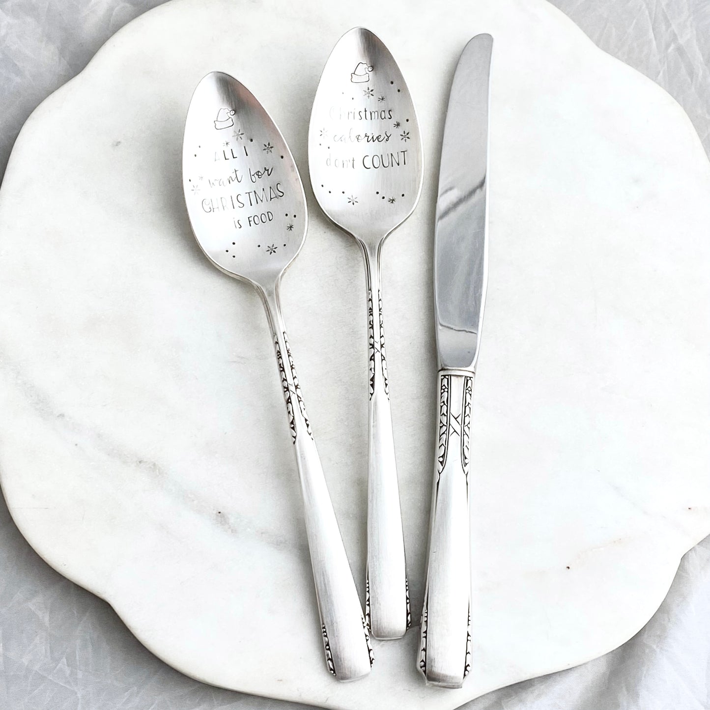 Brookwood Banbury 1950, Christmas Serving Set, Hand Stamped Vintage Serving Sets & Pieces Serving Set callistafaye