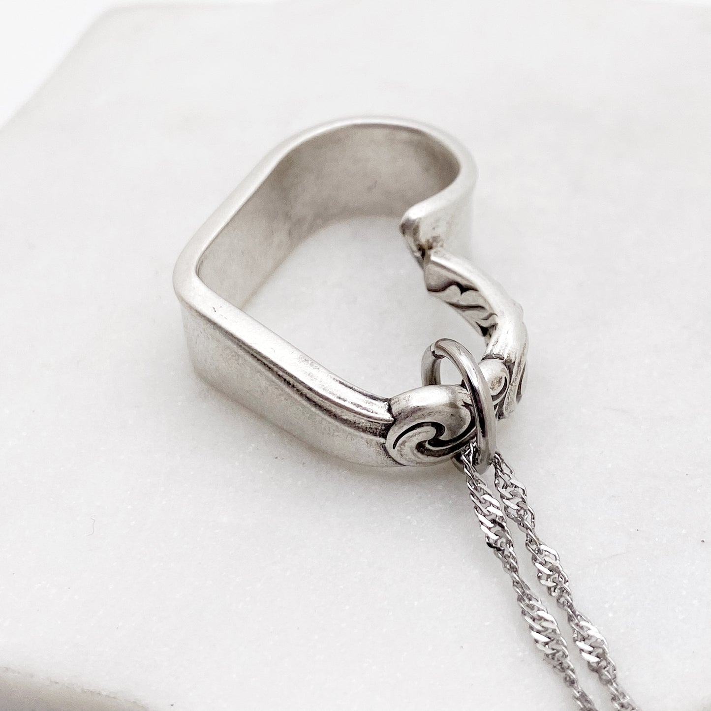 South Seas 1955, Small Floating Heart, Vintage Spoon Jewelry Hearts callistafaye