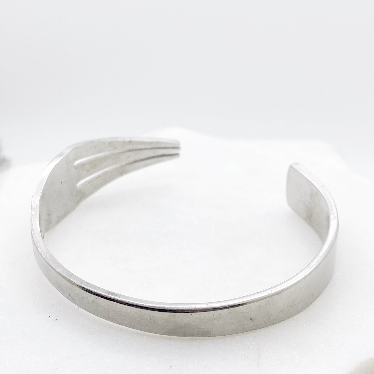 Silver Talisman, Cocktail Fork Cuff Bracelet, Vintage Seafood Fork Bracelet Bracelets callistafaye