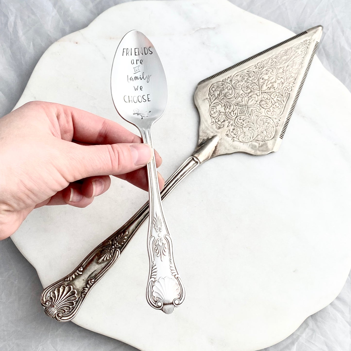 Kings Serving Set, Hand Stamped Vintage Serving Sets & Pieces Serving Set callistafaye