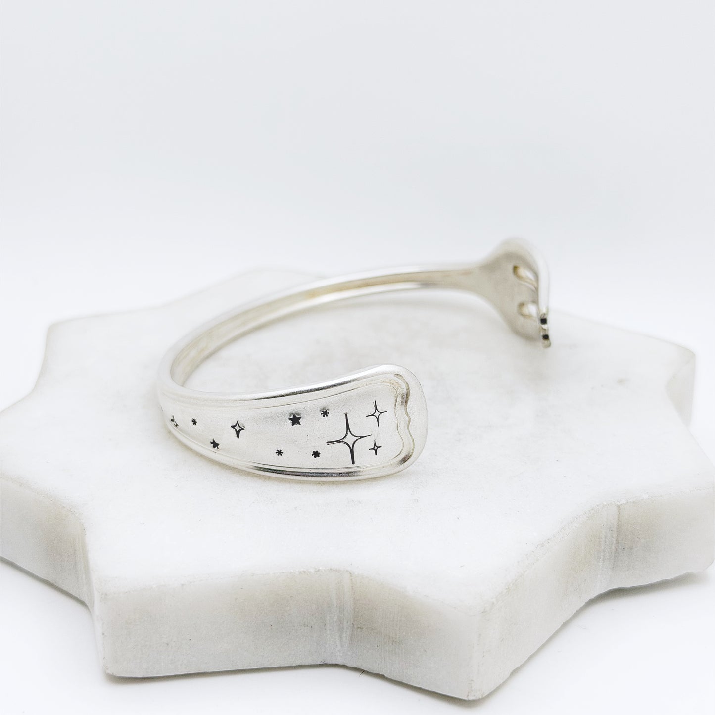 Starry Night, Pacific 1920, Oneida Hotel, Cocktail Fork Cuff Bracelet, Vintage Seafood Fork Bracelet Bracelets callistafaye