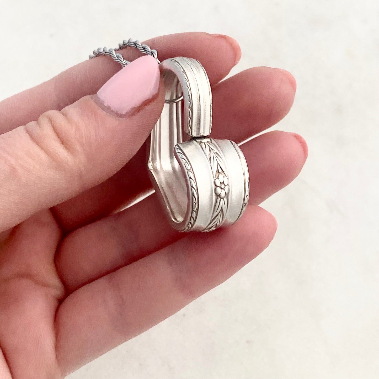 Roseanne 1938, Floating Heart, Vintage Spoon Jewelry Hearts callistafaye