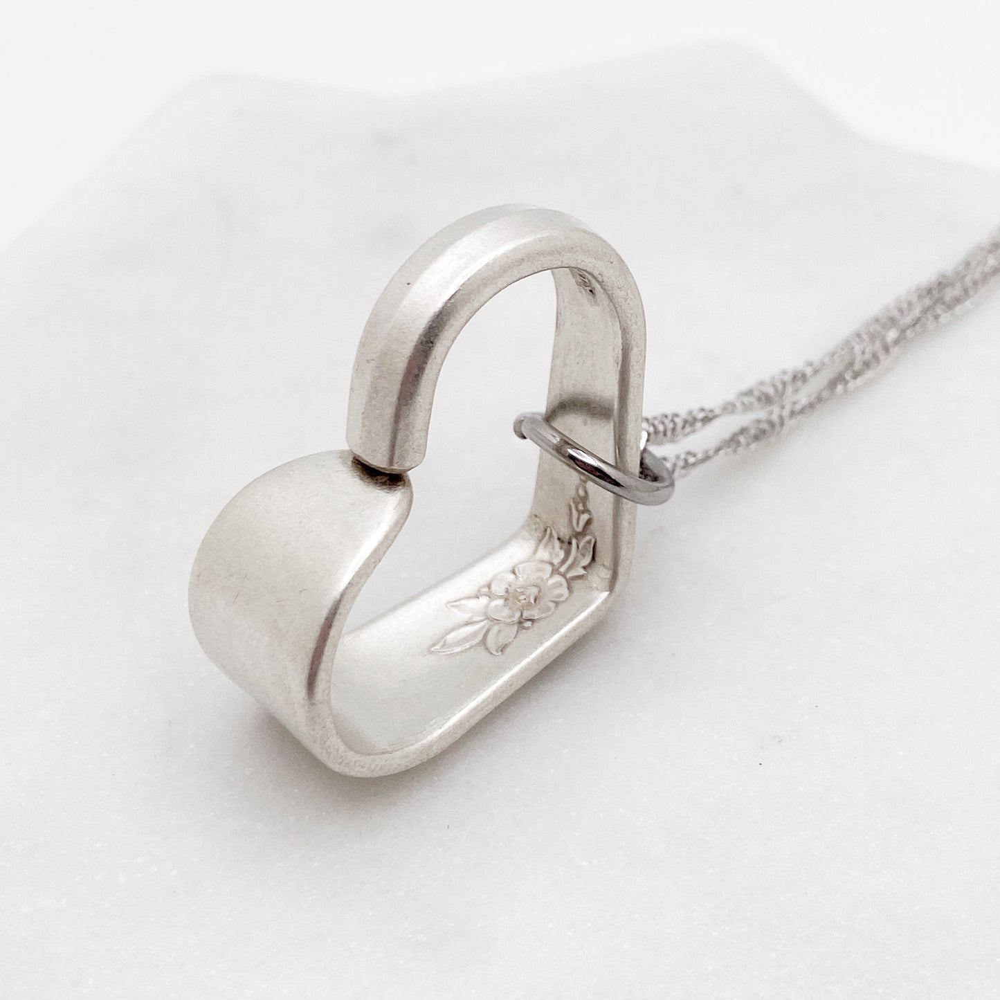 Fantasy 1941, Small Floating Heart, Vintage Spoon Jewelry Hearts callistafaye