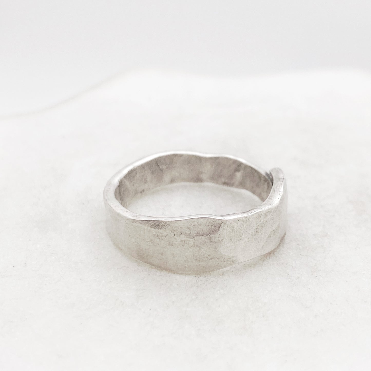 Fork Tine Ring, Hammered Stacking Ring, Reversible Ring Rings callistafaye