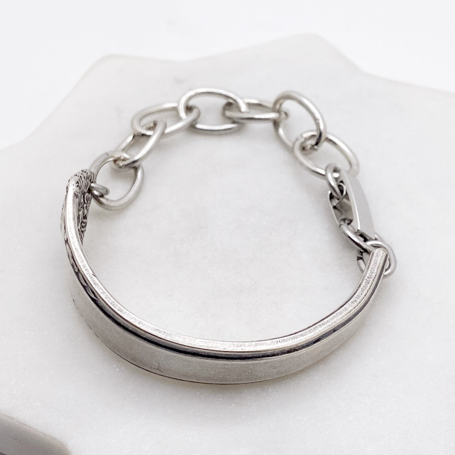 Starlight 1950, Rare Half Chain Bracelet, Vintage Spoon Handle, Antique Spoon Bracelet Bracelets callistafaye