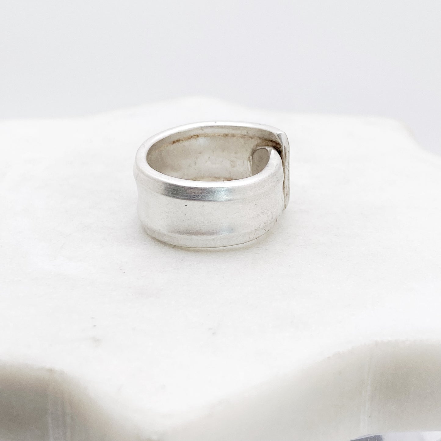 Custom Saying, New Era 1955, Custom Size Spoon Ring, Vintage Silverware Ring, Personalized Rings callistafaye