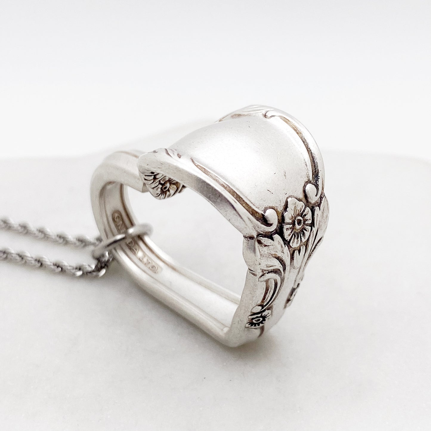 Chatelaine 1957, Floating Heart, Vintage Spoon Jewelry Hearts callistafaye