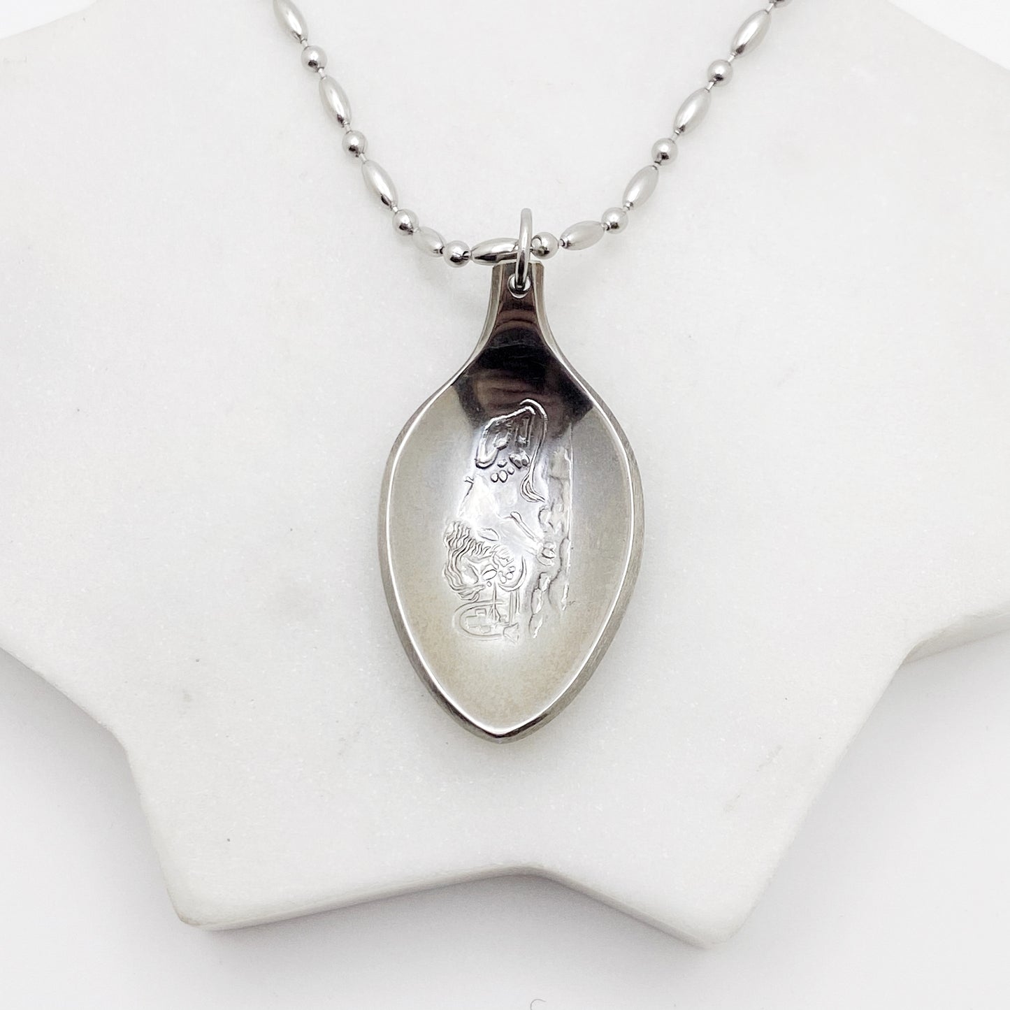 Rolex Pendant, Lucerne Lion, Bucherer Jewelry, Reclaimed Collector's Spoon Necklace, Vintage Souvenir Spoon Jewelry Necklaces callistafaye