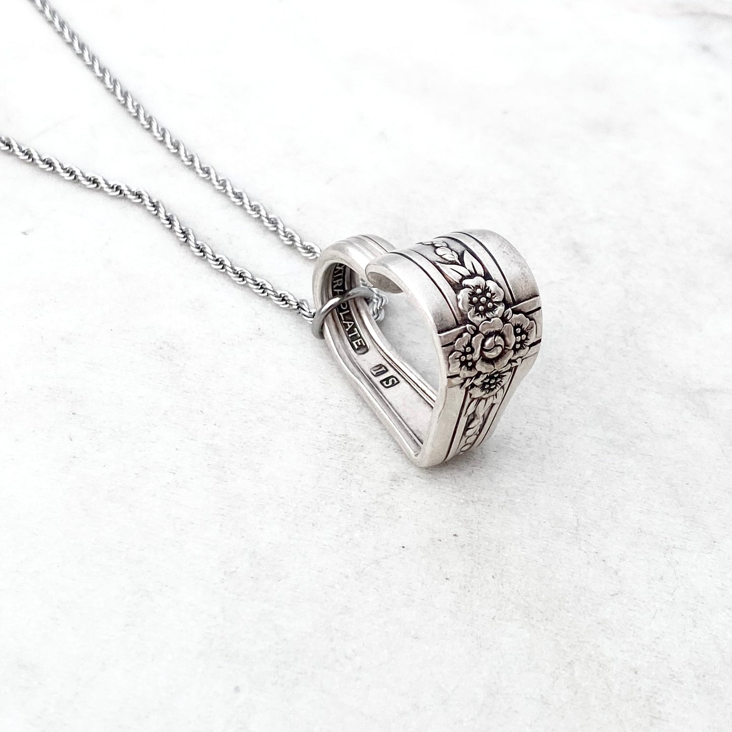 Triumph 1941, Floating Heart, Vintage Spoon Jewelry Hearts callistafaye