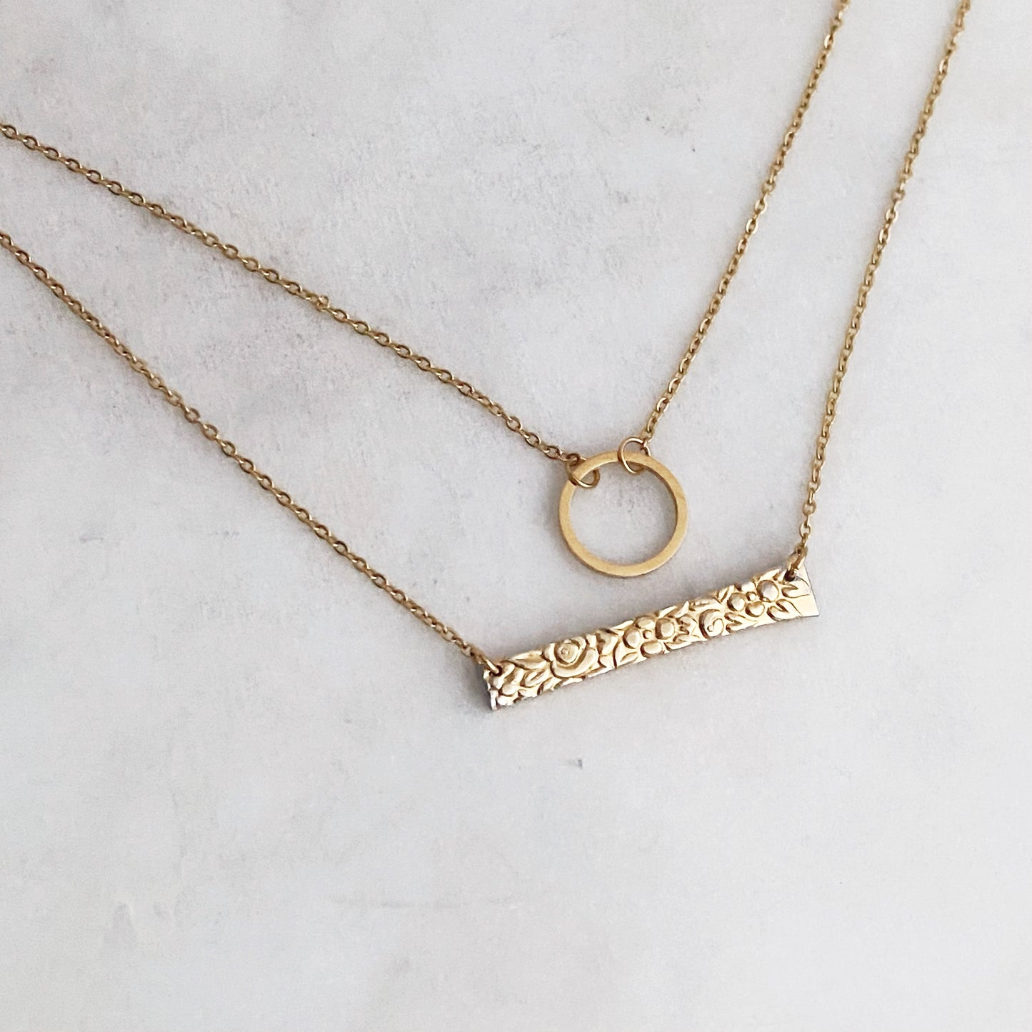 Golden Bouquet 1980, Bar Necklace, Antique Spoon Handle, Vintage Silver Necklace Necklaces callistafaye