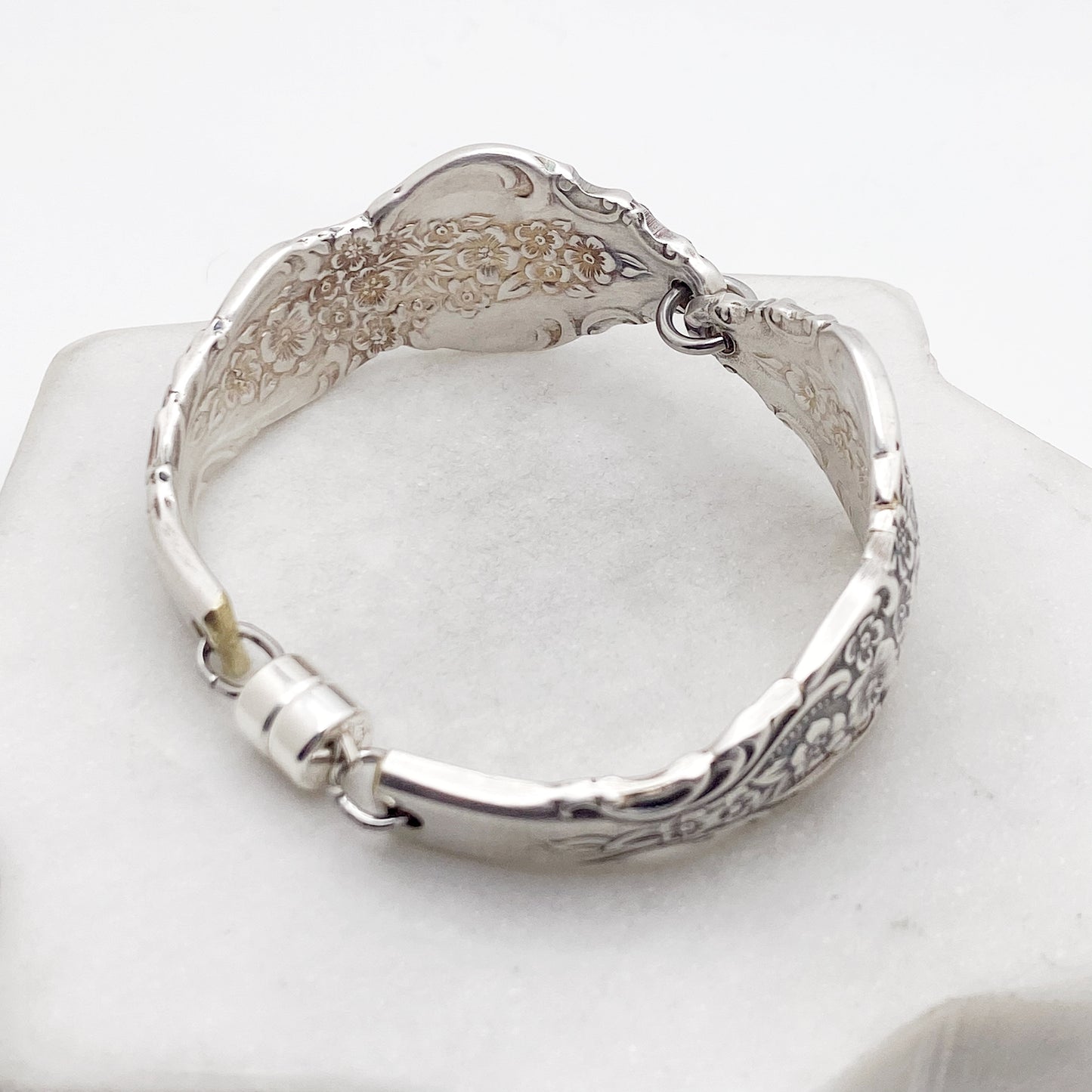 Silver Renaissance 1971, RARE Two-Part Spoon Bracelet, Vintage Spoon Handle, Vintage Spoon Bracelet Bracelets callistafaye