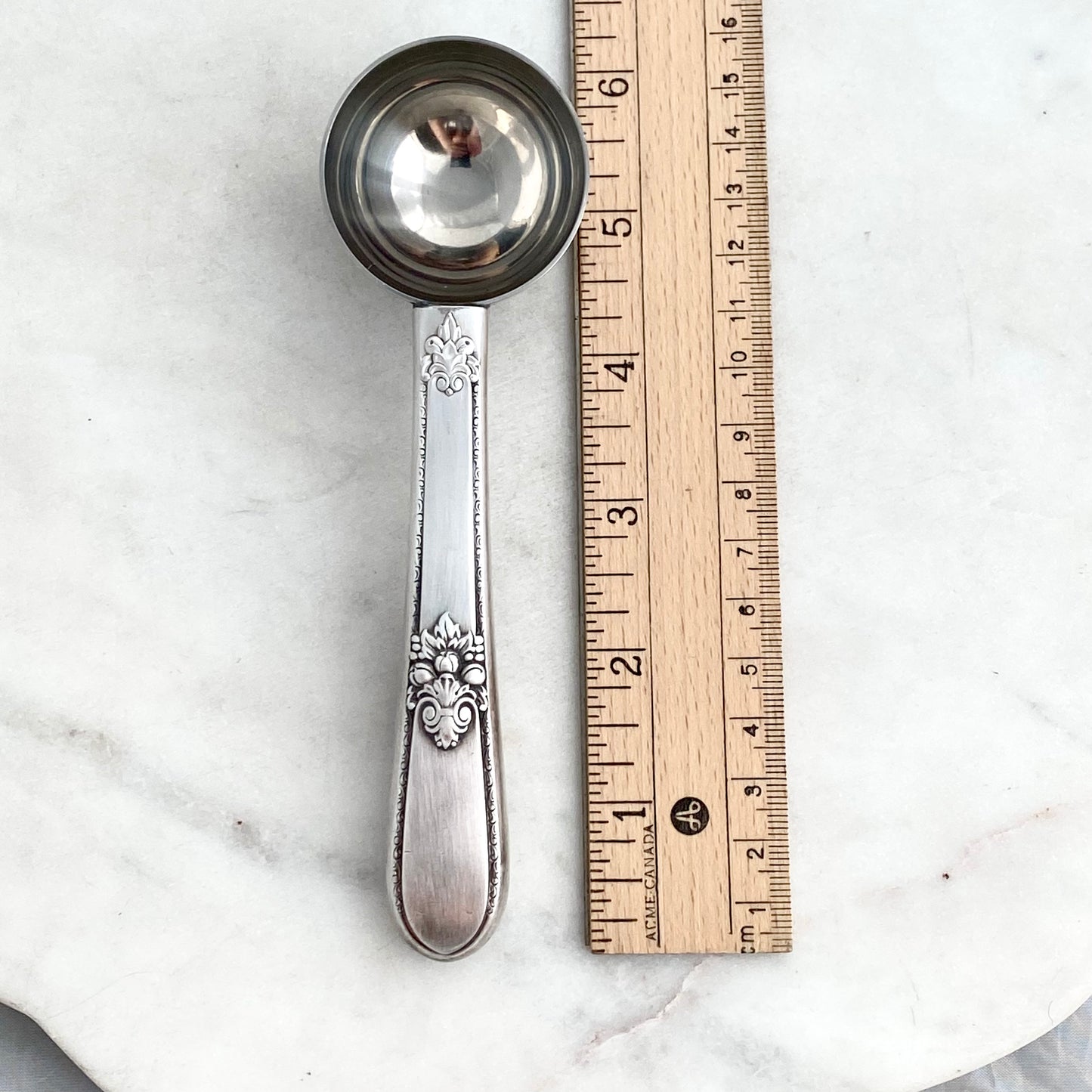Adoration 1930, Coffee Measuring Spoon, Vintage Silverware Scoop Scoop callistafaye