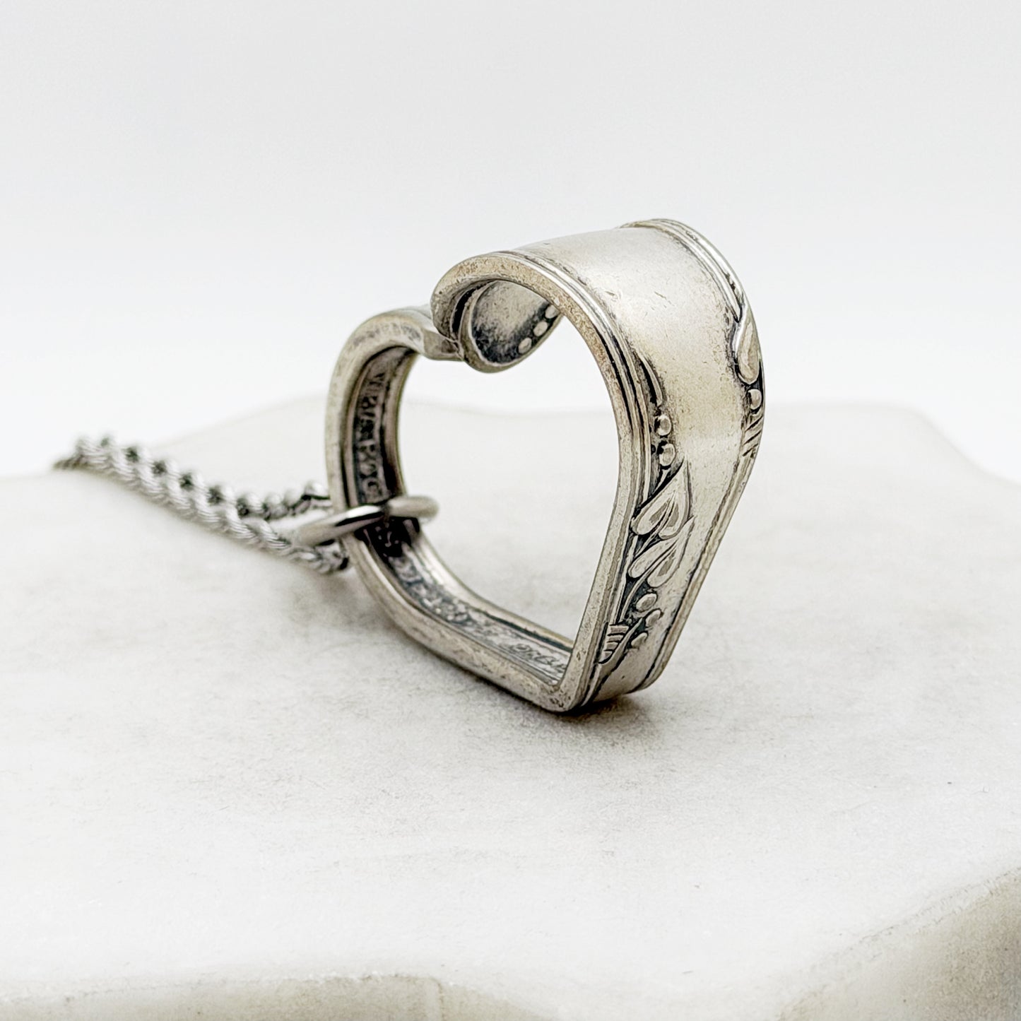 Meadowbrook 1936, Floating Heart, Vintage Spoon Jewelry Hearts callistafaye