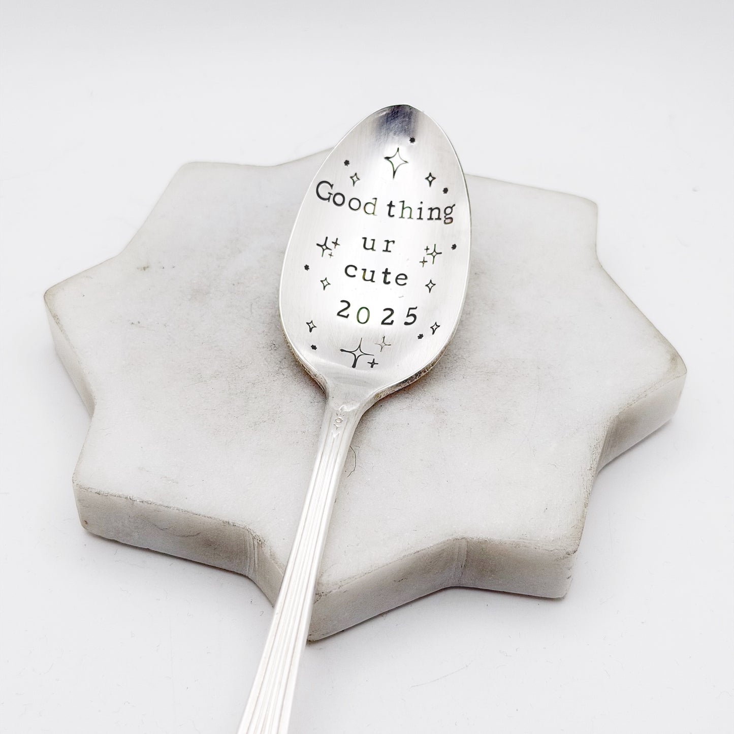 CUSTOM Hand Stamped Vintage Spoon Spoons callistafaye
