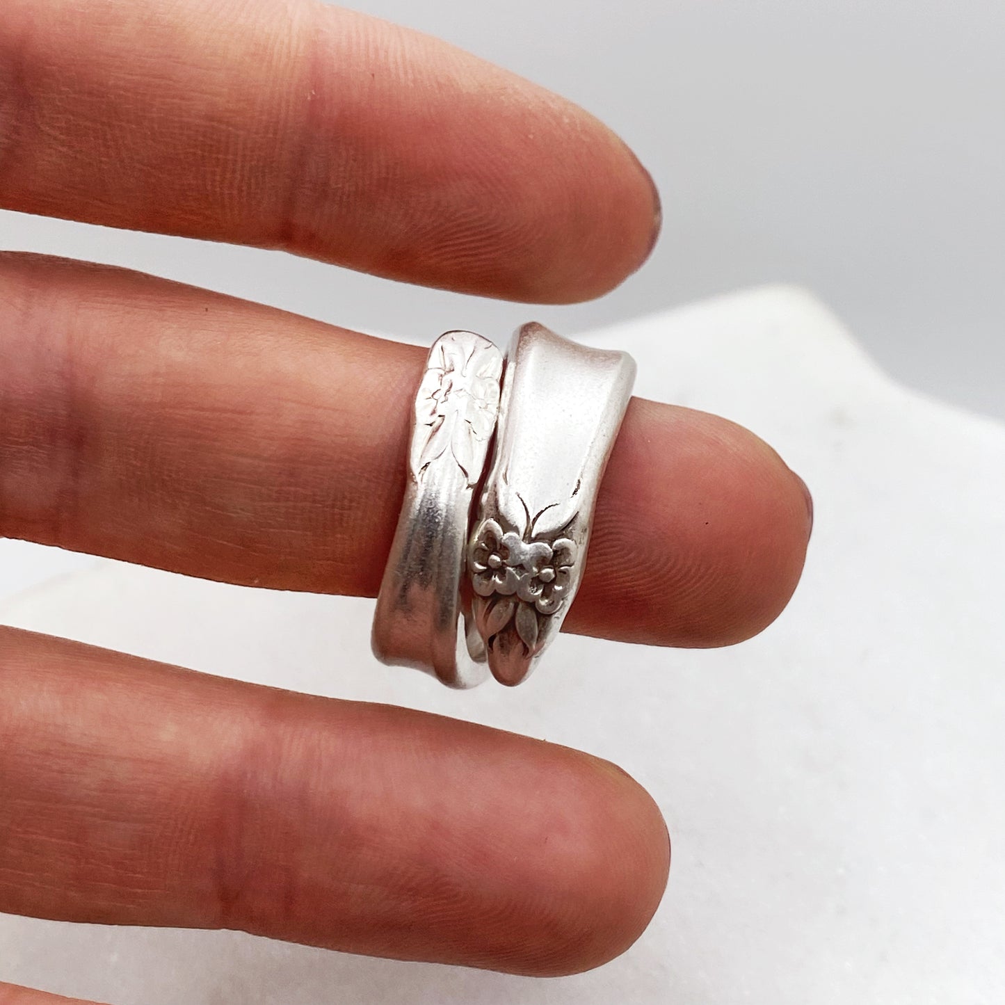 Garland 1965, Size 8, Spiral Ring, Vintage Spoon Ring Rings callistafaye