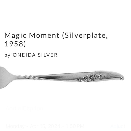 Magic Moment 1958, Floating Heart, Vintage Spoon Jewelry