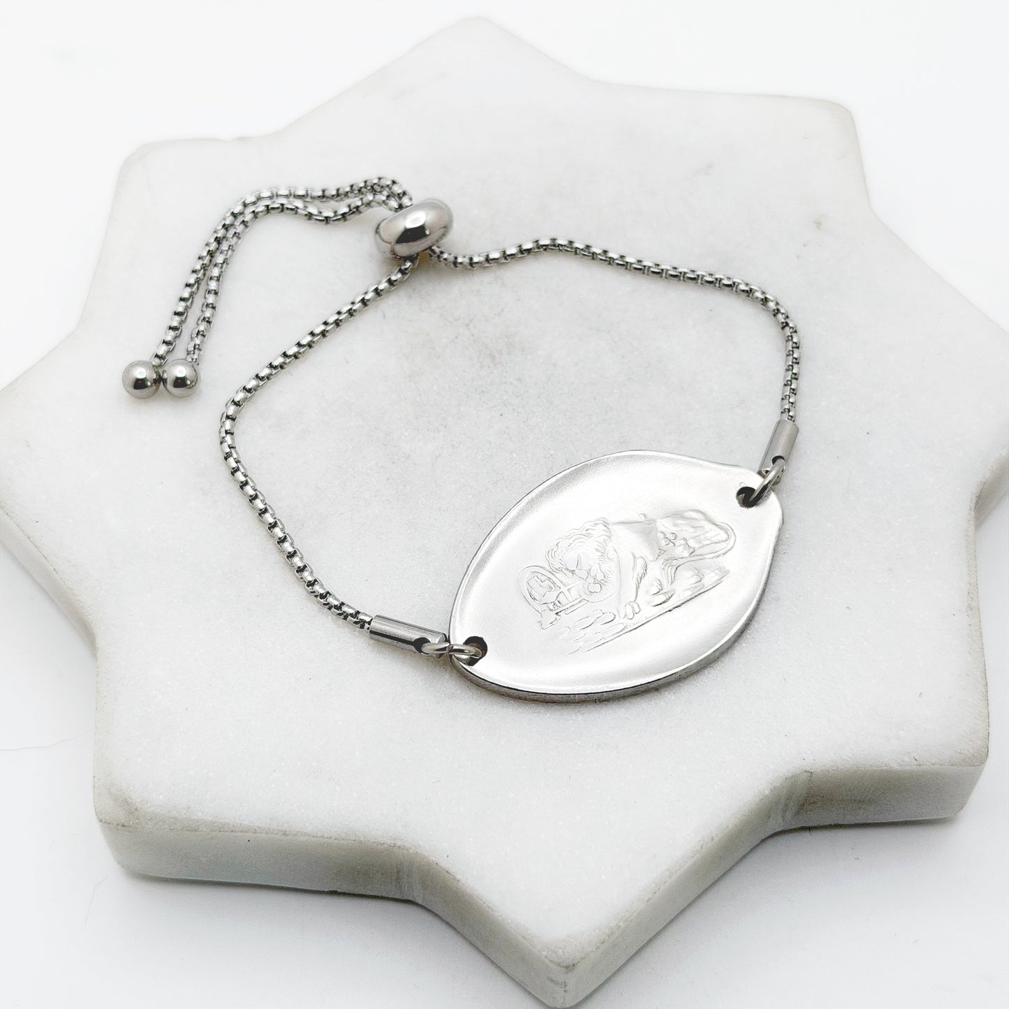 Rolex Adjustable Bracelet, Lucerne Lion Switzerland, Bucherer Jewelry, Reclaimed Collector's Spoon Bracelet, Vintage Souvenir Spoon Jewelry Bracelets callistafaye