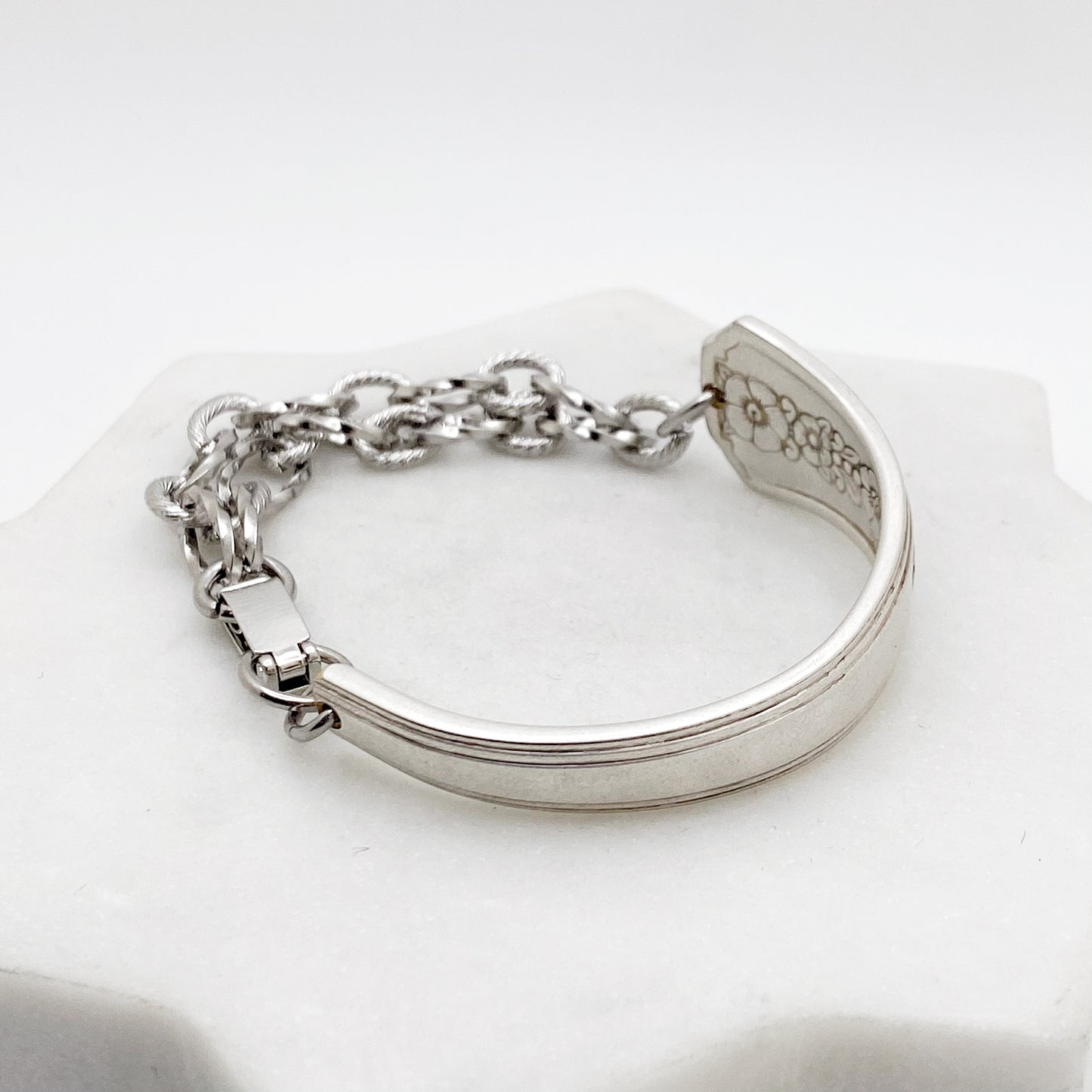 Fortune 1939, Rare Half Chain Bracelet, Vintage Spoon Handle, Antique Spoon Bracelet Bracelets callistafaye