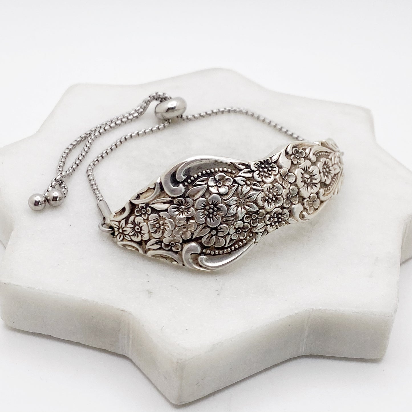 Silver Renaissance 1971, RARE Adjustable Bracelet, Reclaimed Vintage Spoon Handle, Vintage Spoon Bracelet Bracelets callistafaye