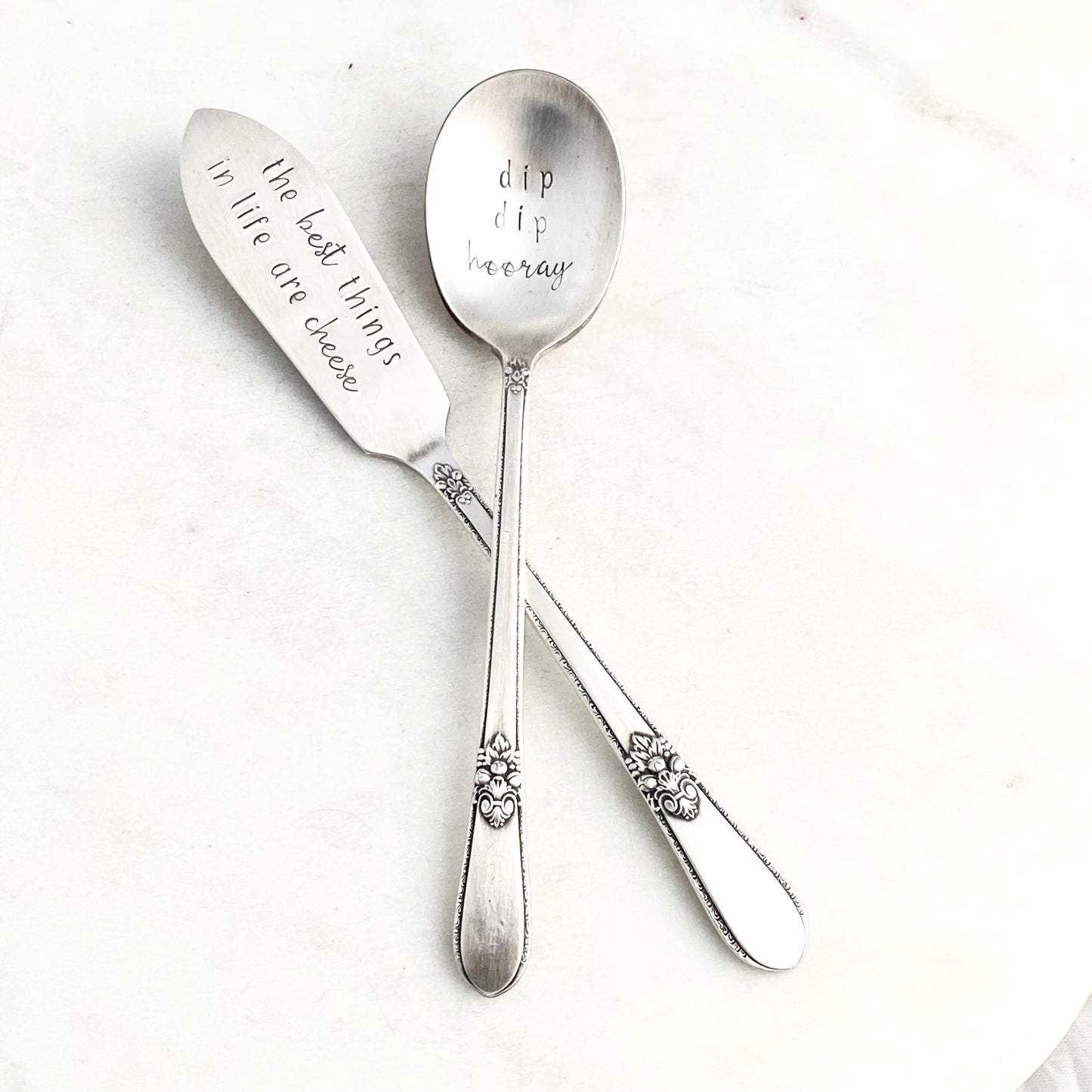 Adoration 1930, Charcuterie Set, Hand Stamped Vintage Serving Sets & Pieces Serving Set callistafaye