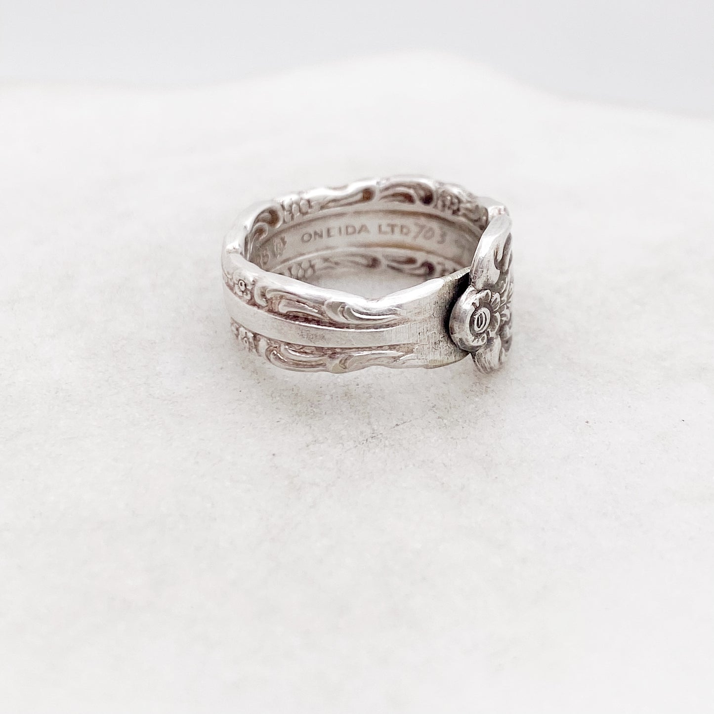 Tiny Bellfontaine 1973, Custom Size, RARE Demi Spoon Ring, Vintage Spoon Ring Rings callistafaye