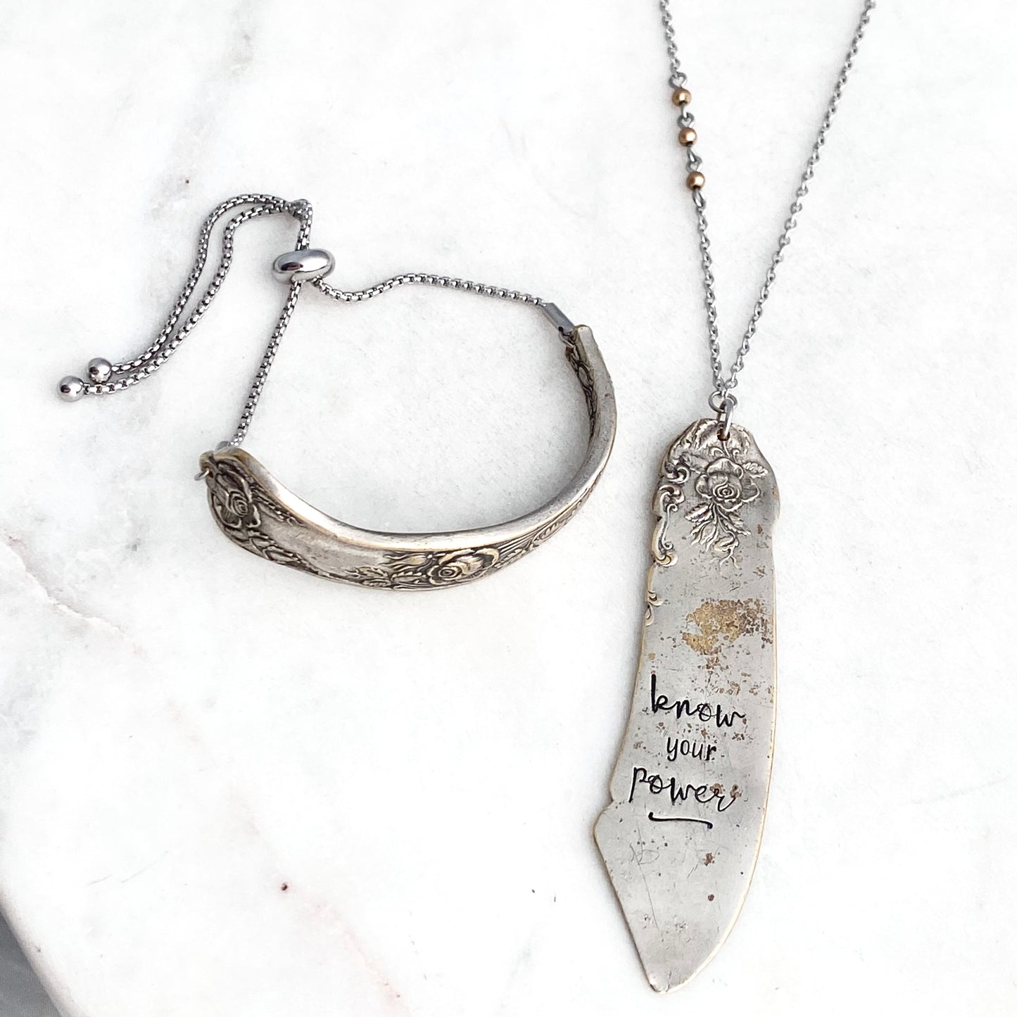 Rosalie 1905, Adjustable Bracelet, Antique Reclaimed Vintage Spoon Handle, Antique Spoon Bracelet Bracelets callistafaye