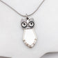 Owl Necklace, Owl Charm Pendant, Vintage Silverware Jewelry Necklaces callistafaye b  