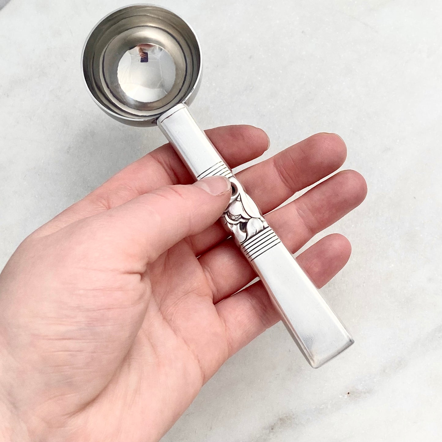 Morning Star 1948, Coffee Measuring Spoon, Vintage Silverware Scoop Scoop callistafaye