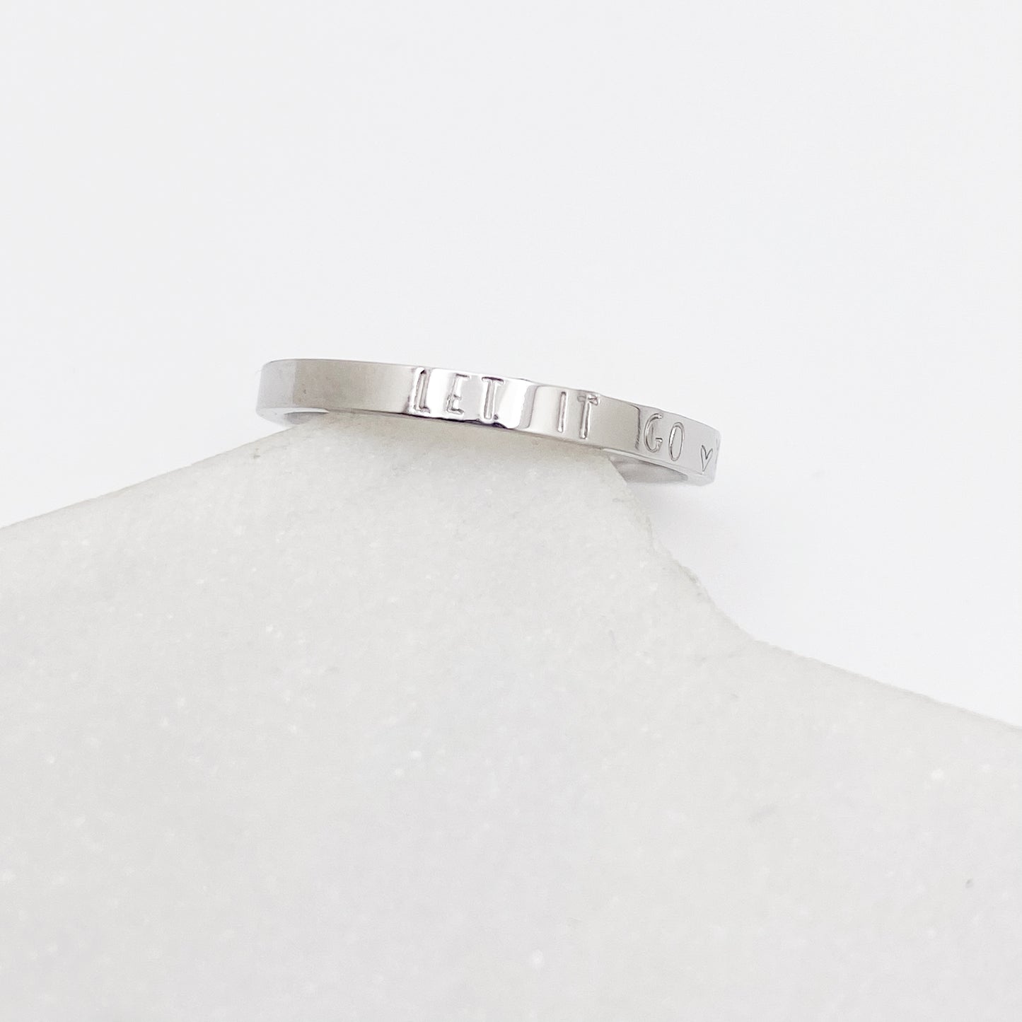 Custom Mini Stacking Rings, Personalized Stainless Steel Jewelry, Minimalist Rings, Waterproof Jewelry, Dainty Ring, Stacking Ring Set Rings callistafaye
