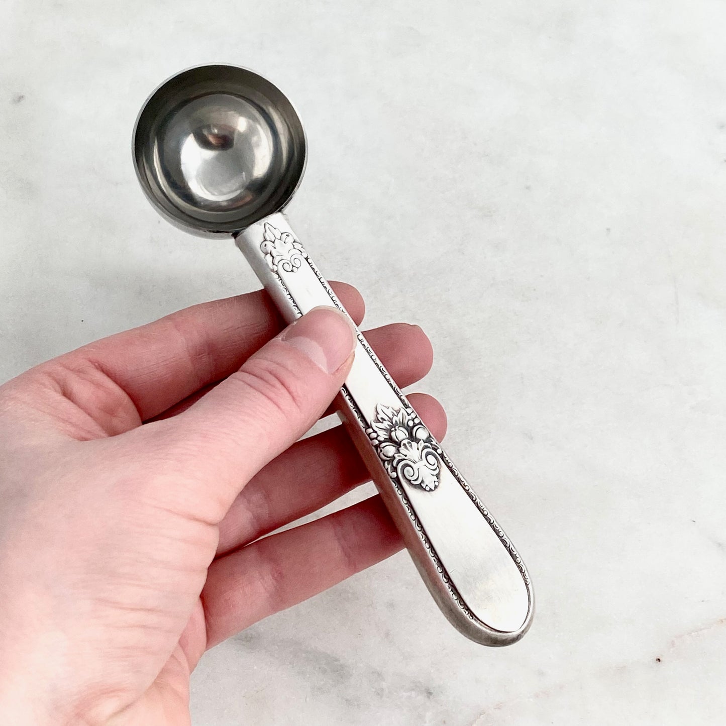 Adoration 1930, Tea Measuring Spoon, Vintage Silverware Scoop Scoop callistafaye