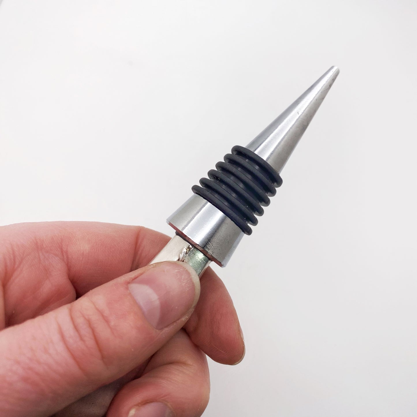 Silver Flower 1960, RARE Bottle Stopper, Vintage Silverware Wine Preserver Stopper callistafaye