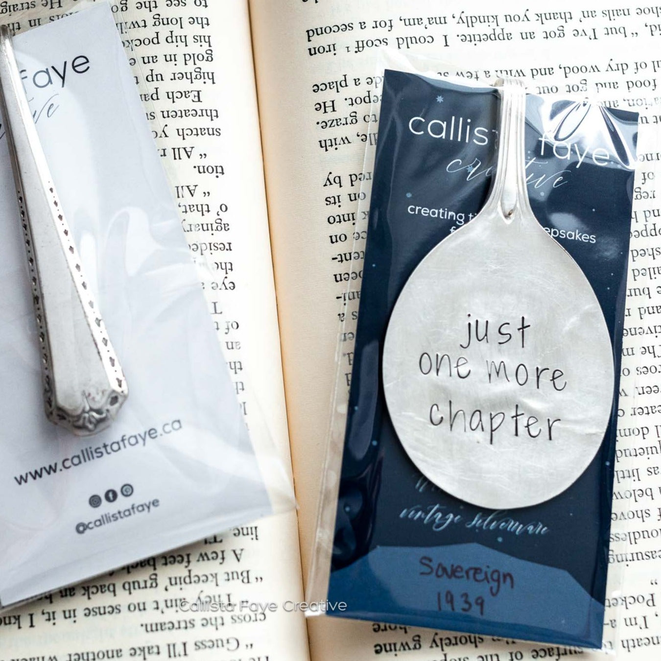 Bookmarks are for Quitters, Vintage Spoon Bookmark Bookmarks callistafaye