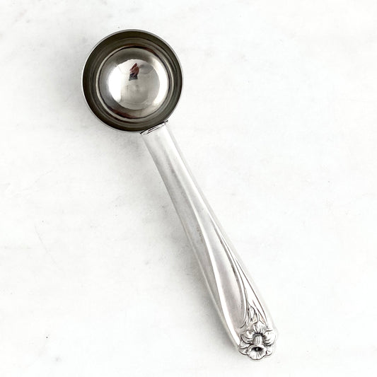 Daffodil 1950, RARE Coffee Scoop, Vintage Silverware Spoons callistafaye   