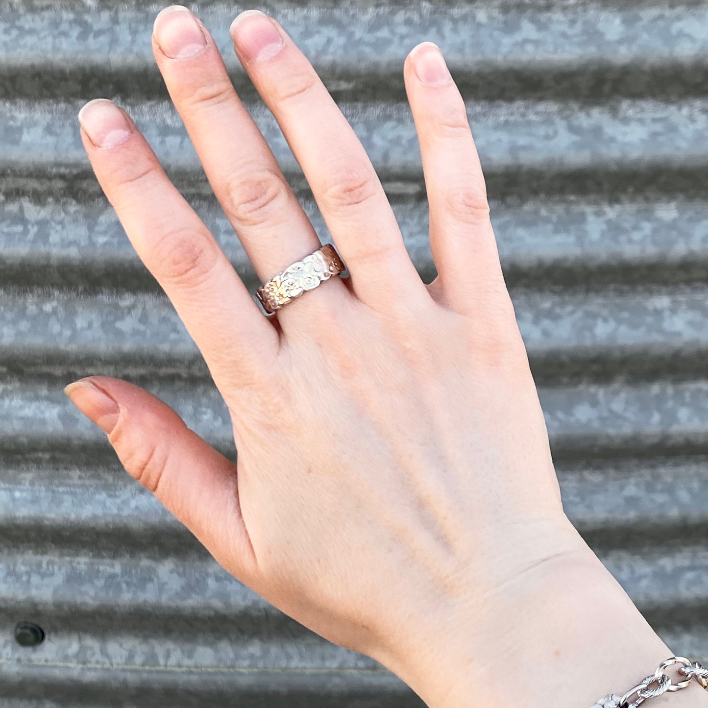 Love Precious Flower 1970, RARE Spoon Ring, Vintage Spoon Ring Rings callistafaye