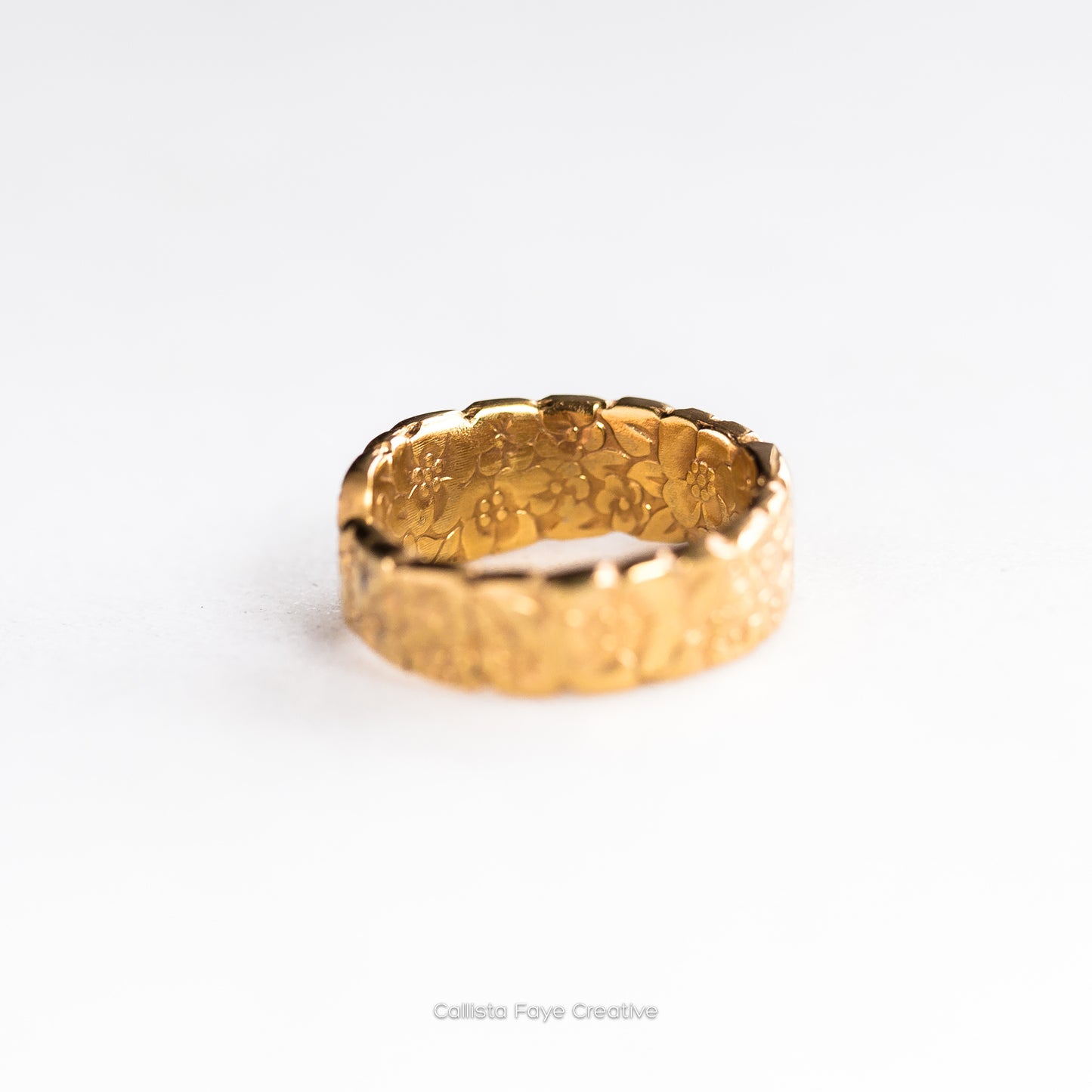 Golden Love Precious Flower 1970, ULTRA RARE Spoon Ring, Vintage Spoon Ring Rings callistafaye