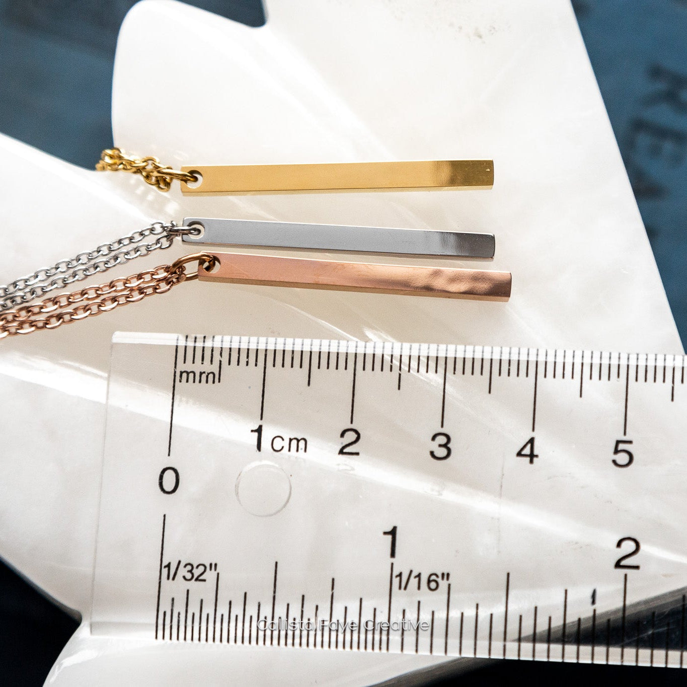 Mama, Hand Stamped Vertical Bar Necklace Necklaces sst callistafaye