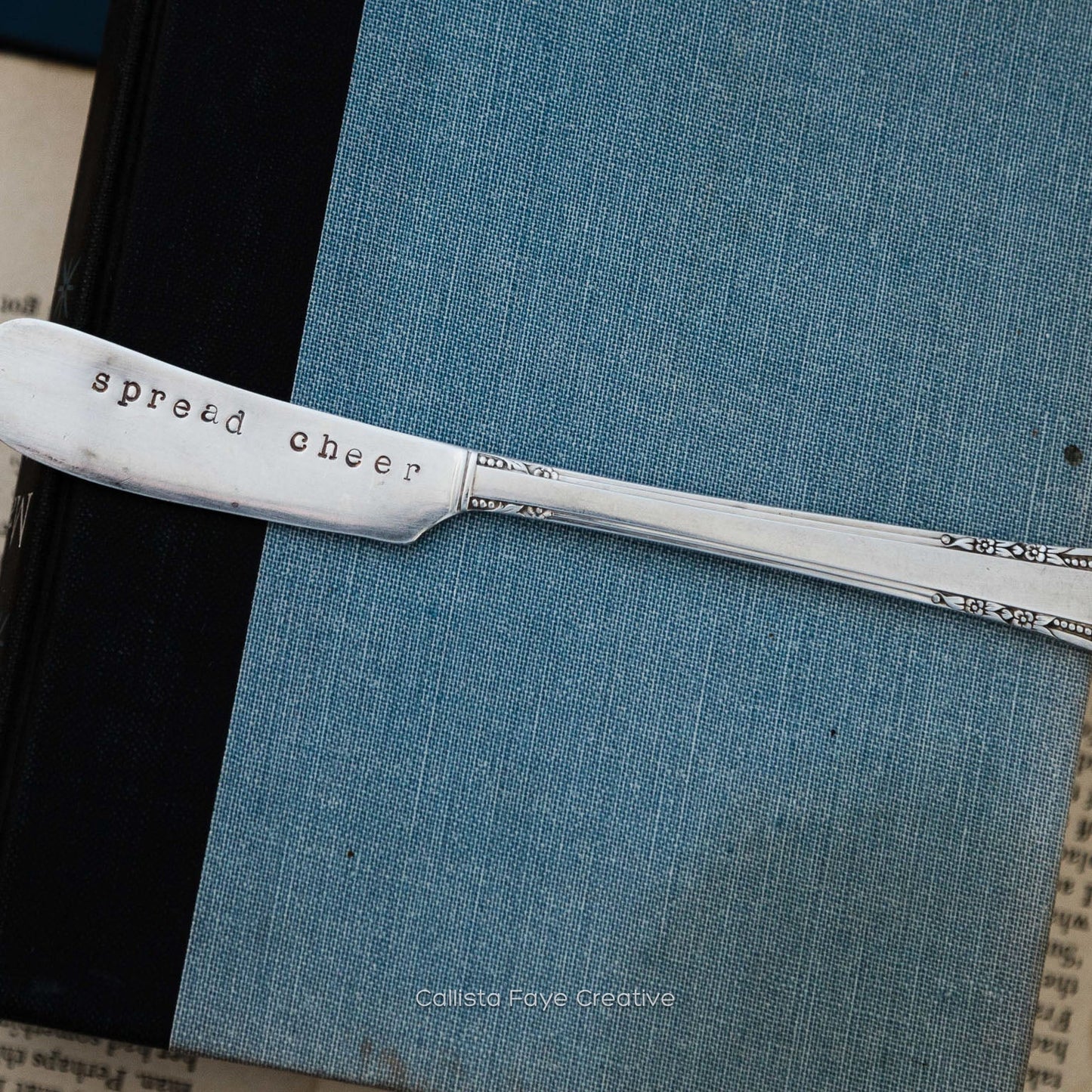 Spread Cheer, Hand Stamped Vintage Spreader Spreaders callistafaye