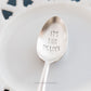 It's Rum O'Clock, Hand Stamped Vintage Spoon Spoons callistafaye   