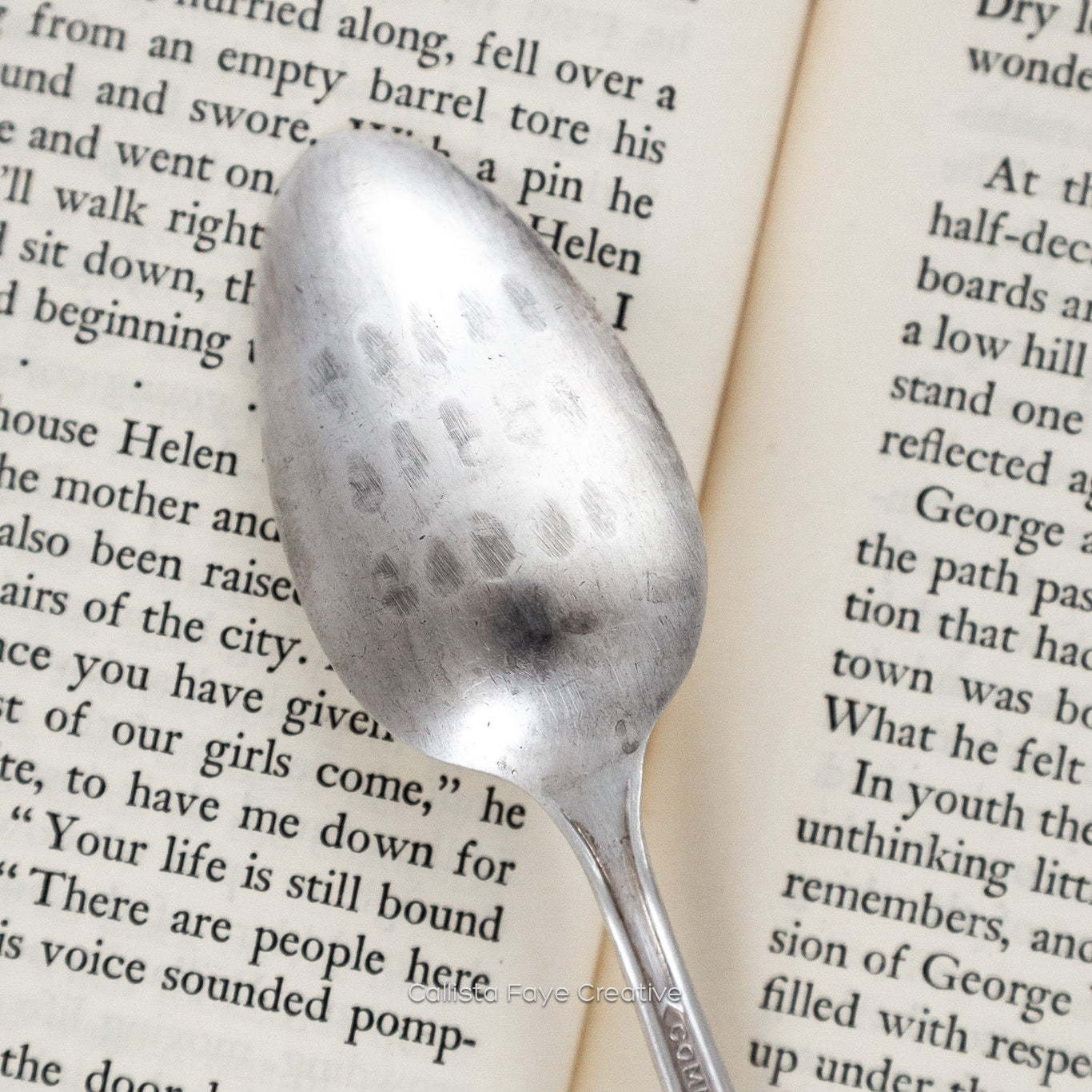Coffee Before Talkie, Hand Stamped Vintage Spoon Spoons callistafaye