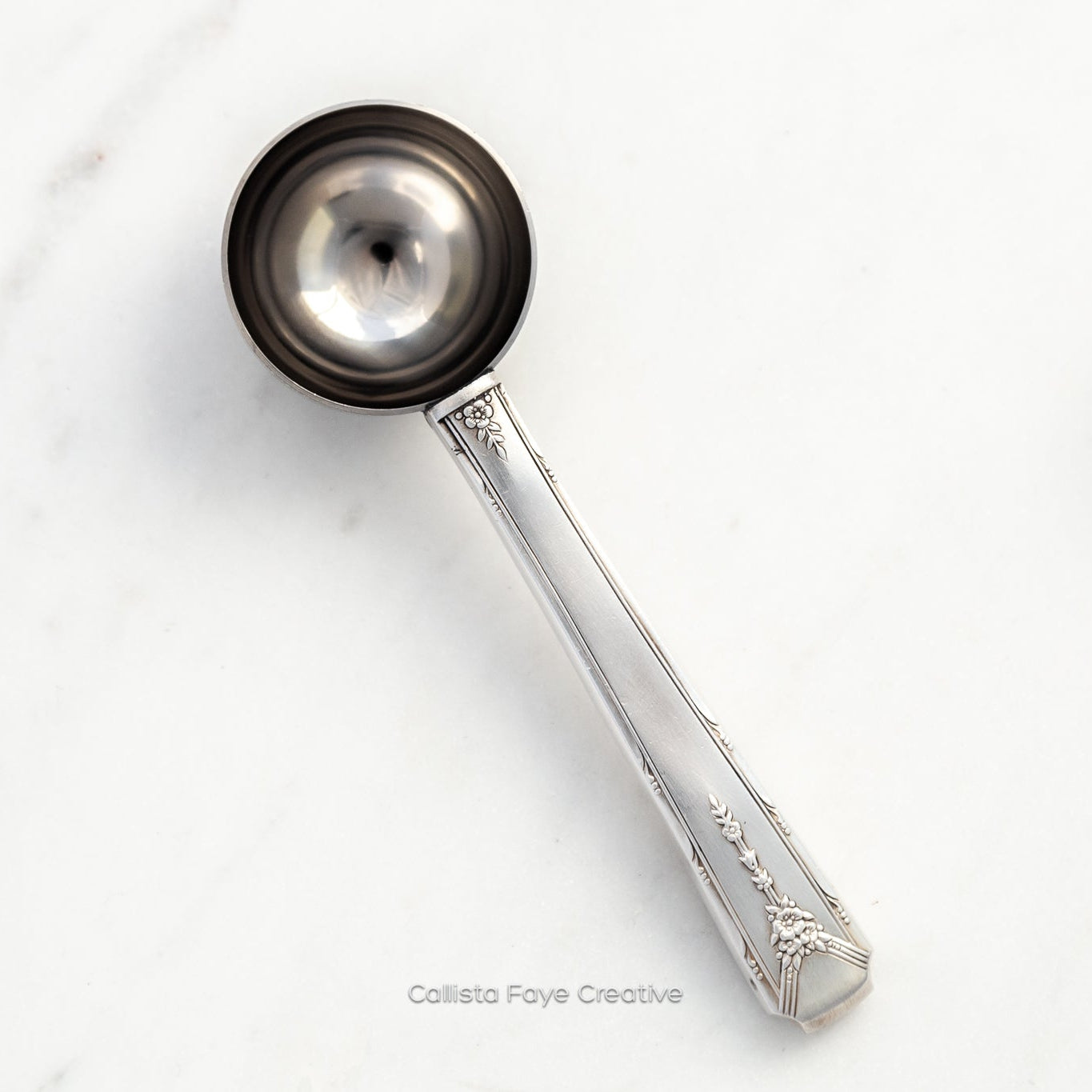 Milady 1940, Tea Measuring Spoon, Vintage Silverware Scoop Scoop callistafaye