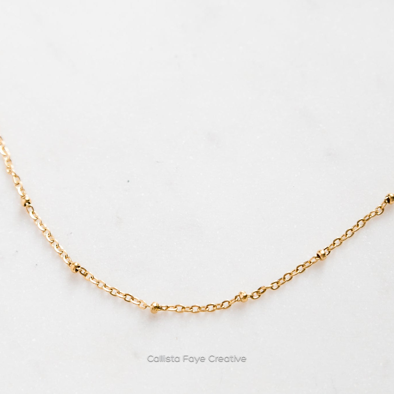 Satellite Chain, Dainty Layering Necklace – callistafaye