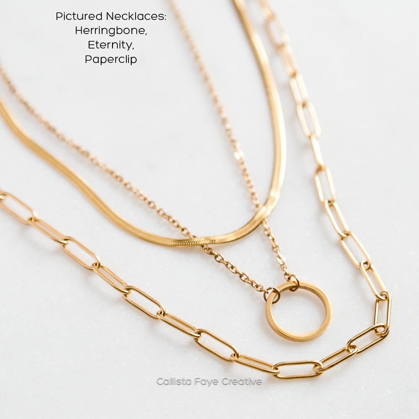 Herringbone Chain, Dainty Layering Necklace, Stainless Steel Jewelry, Minimalist Necklace, Waterproof Jewelry, Dainty Necklace Necklaces callistafaye   