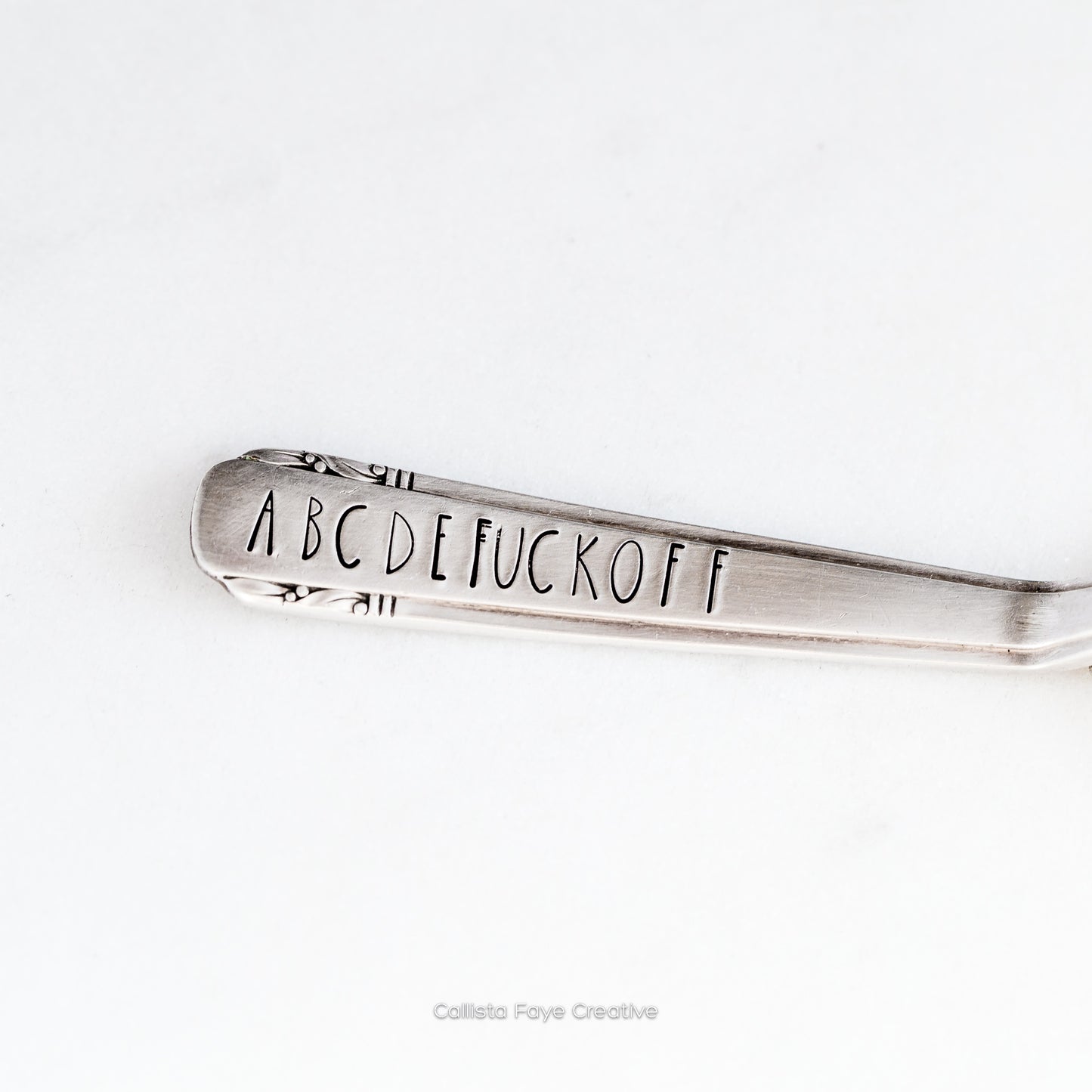 ABCDEFUCKOFF, Spoon Handle Keychain Keychains callistafaye
